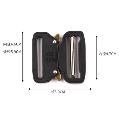 3520★ Hebilla de metal hebilla mochila multifuncional hebilla de tensión de liberación rápida cinturón táctico de seguridad botón accesorios