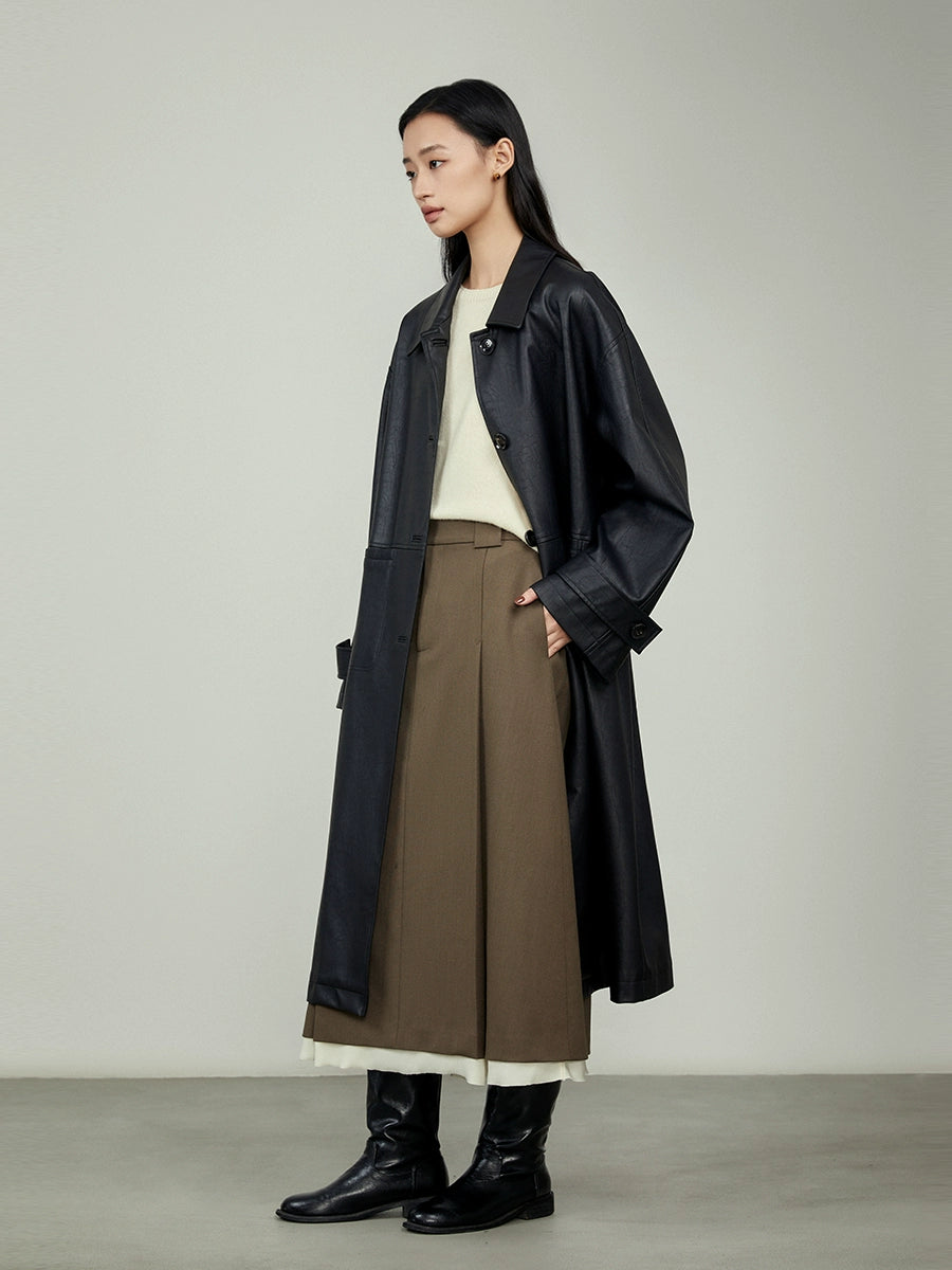 [Offre spéciale à durée limitée] Costume de banlieue à épissure de couleur contrastée, veste courte de costume + jupe en un mot, un ensemble complet de vêtements de printemps.