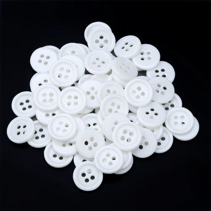 3495★ Botones Especiales Resina Transparente Dos Ojos Cuatro Ojos Botón de Pan Botón de Camisa Botón de Camisa de Primavera y Verano Botón de Suéter de Chaqueta