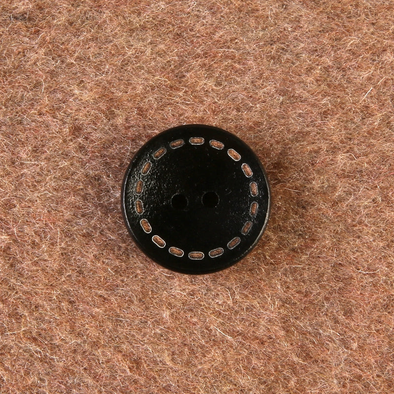 3367★  Round wooden two-eyed clothes decorative buttons men's and women's coats trench coats sweaters tops buttons high-end buttons