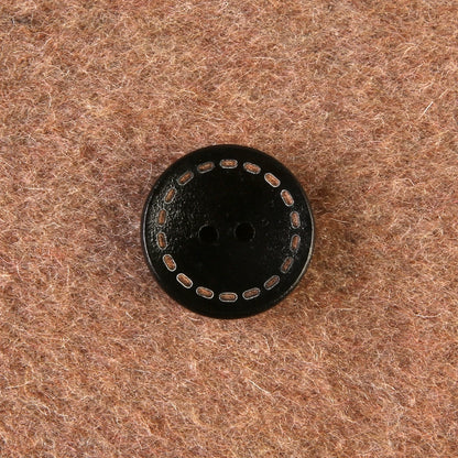 3367★  Round wooden two-eyed clothes decorative buttons men's and women's coats trench coats sweaters tops buttons high-end buttons