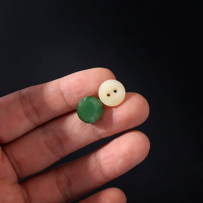 3380★  New Chinese antique buttons imitation jade Hanfu Tang suit buttons glazed buttons dress knitted cardigan buttons cheongsam buttons