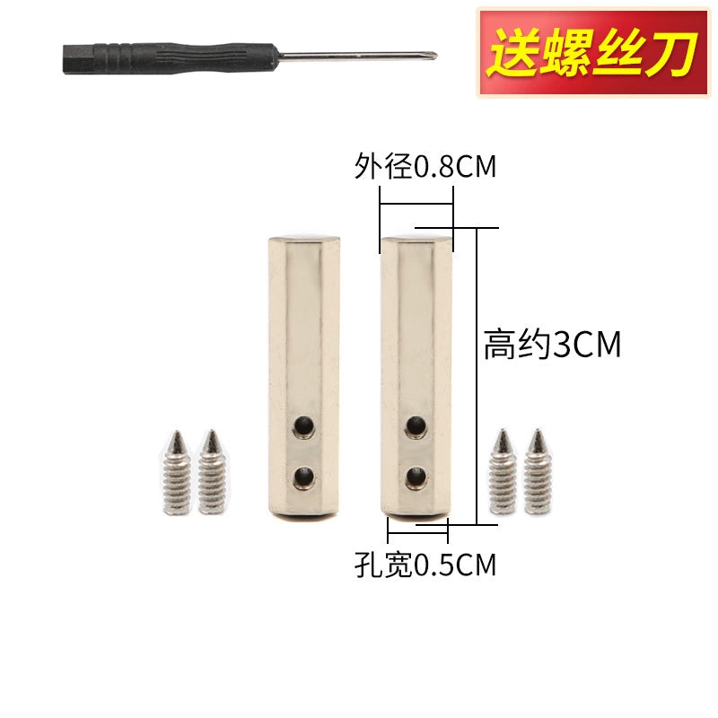 3538★ Accesorios de cuerda Suéter de cabeza de metal Sombrero Correa de cordón Hebilla de cabeza de cuerda Botón Ropa Cintura Hebilla de cuerda