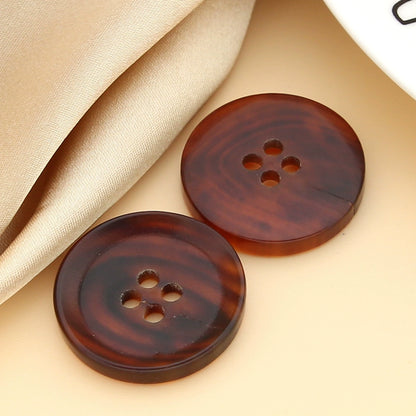 3420★  New, round black clothes decorative buttons men's and women's trench coats, sweaters, high-end versatile buttons, fashion buttons