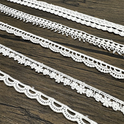 3833 Exquisito hilo de algodón soluble en agua, encaje bordado, accesorios de ropa hechos a mano, puños, cuellos, cortinas, materiales de costura