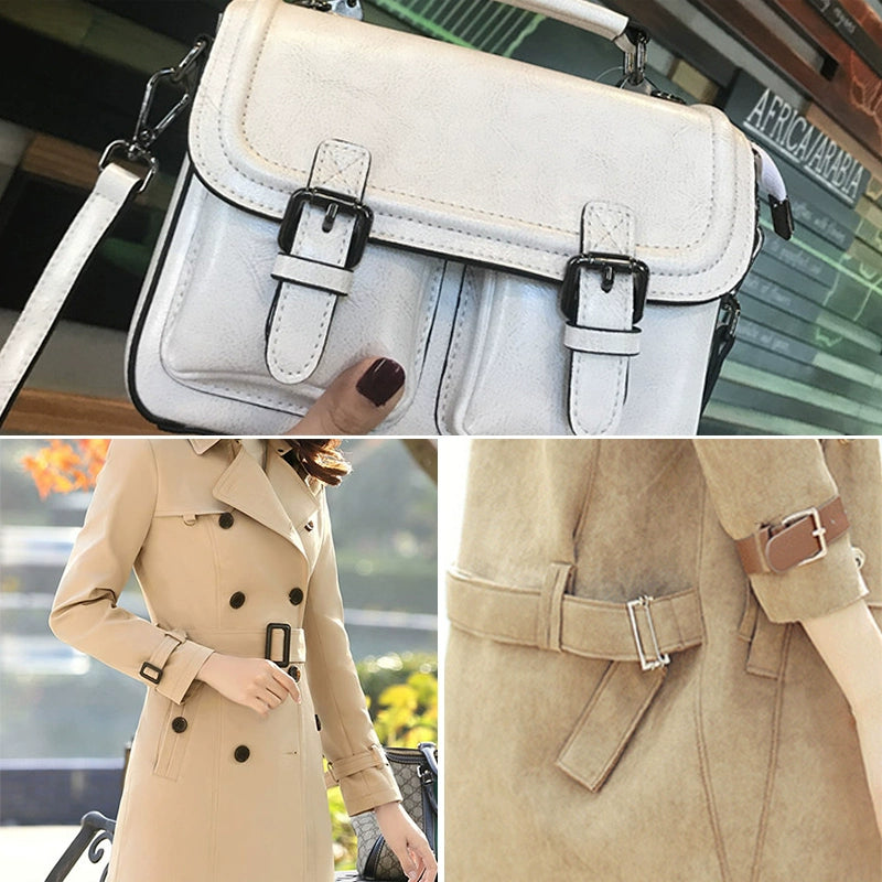 3527★ Botón redondo de metal de tres velocidades, hebilla de cinturón, correa, hebilla de día, caja de zapatos, hebilla de bolso, hebilla de esquina decorativa de ropa