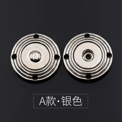 3476★ Abrigo con botón oculto y botón a presión redondo para mujer, gabardina con botones de lana de visón y cachemira, botones de lana para niño y madre