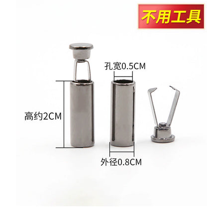 3538★ Accesorios de cuerda Suéter de cabeza de metal Sombrero Correa de cordón Hebilla de cabeza de cuerda Botón Ropa Cintura Hebilla de cuerda