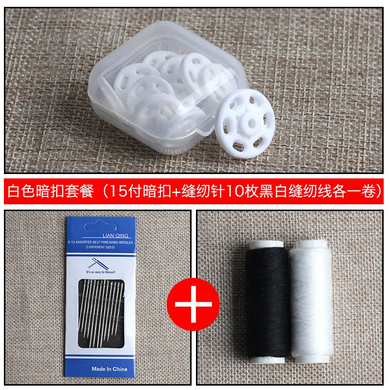 3484★ Botón oculto de plástico invisible transparente para madre e hijo, camisa con botones antiluz, cárdigan, ropa de bebé, botón a presión