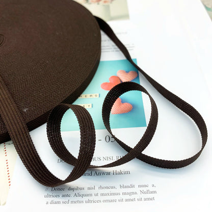 3883  Spot 30 colors 1cm non-elastic horse strap color back collar pressure strip webbing neckline strap side strip clothing accessories