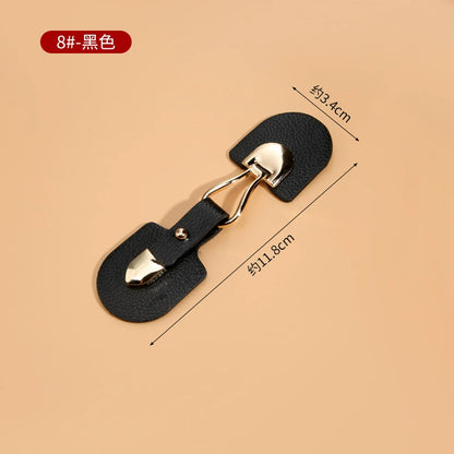 3497★ Abrigo de alta gama con botones decorativos, gabardina versátil para hombres y mujeres, chaqueta de cachemira, par de botones de metal, botón de ropa, decoración de botones