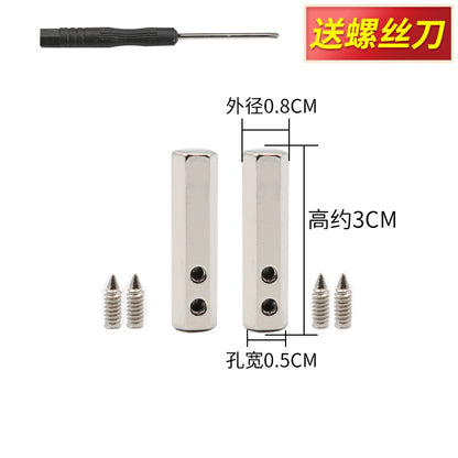 3538★ Accesorios de cuerda Suéter de cabeza de metal Sombrero Correa de cordón Hebilla de cabeza de cuerda Botón Ropa Cintura Hebilla de cuerda