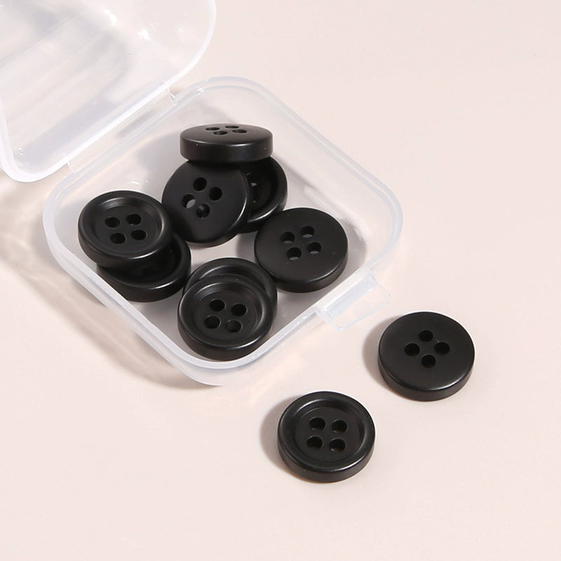 3371★  Four-eye round clothes decorative buttons jacket shirt cardigan shirt buttons high-end fashion top button accessories