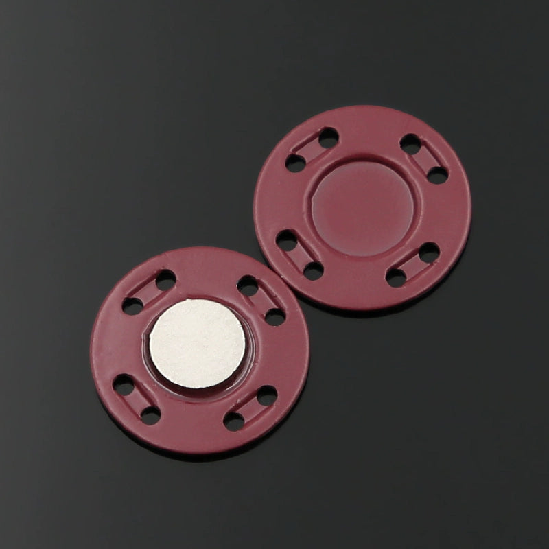 3472★ Botón magnético para cortina, botón a presión, bolsa de tela, antiluz, versátil, redondo, ropa, botón oculto invisible, hebilla para niños y madres