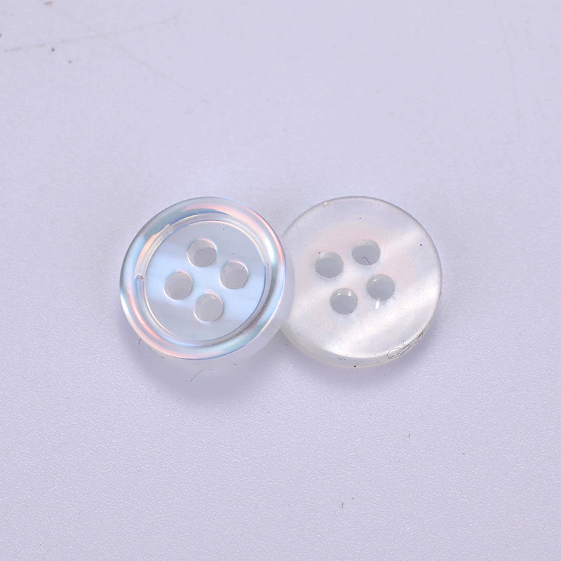 3349★  Versatile black and white men's short-sleeved t-shirt polol shirt round small button shirt buttons women's chiffon shirt buttons