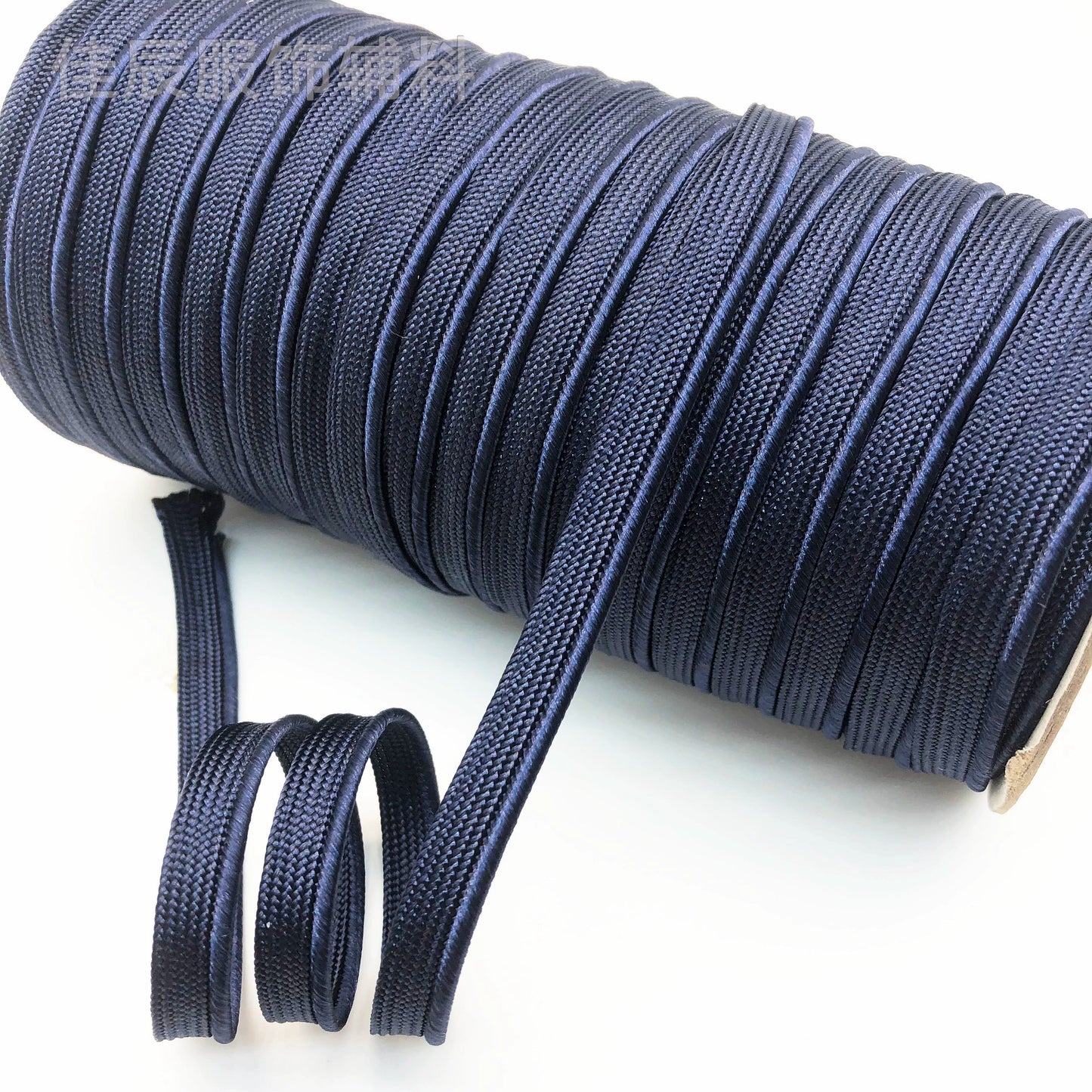 3849 Spot 39 colores 1 cm borde fino cinta maestra de seda brillante tira de brotes ribete cuerda borde incrustado tira cincha accesorios de ropa