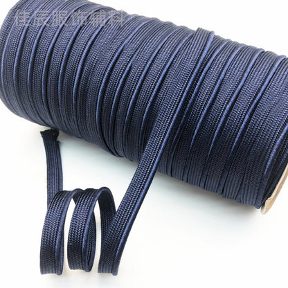 3849 Spot 39 colores 1 cm borde fino cinta maestra de seda brillante tira de brotes ribete cuerda borde incrustado tira cincha accesorios de ropa