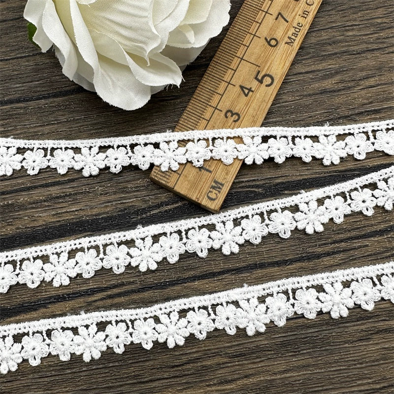 3833 Exquisito hilo de algodón soluble en agua, encaje bordado, accesorios de ropa hechos a mano, puños, cuellos, cortinas, materiales de costura