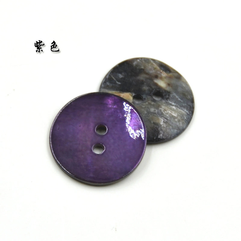3321★ Handmade Color Shell Button Maspell Button Shirt Button Jacket Sweater Button Clothes Button Decorative DIY Material