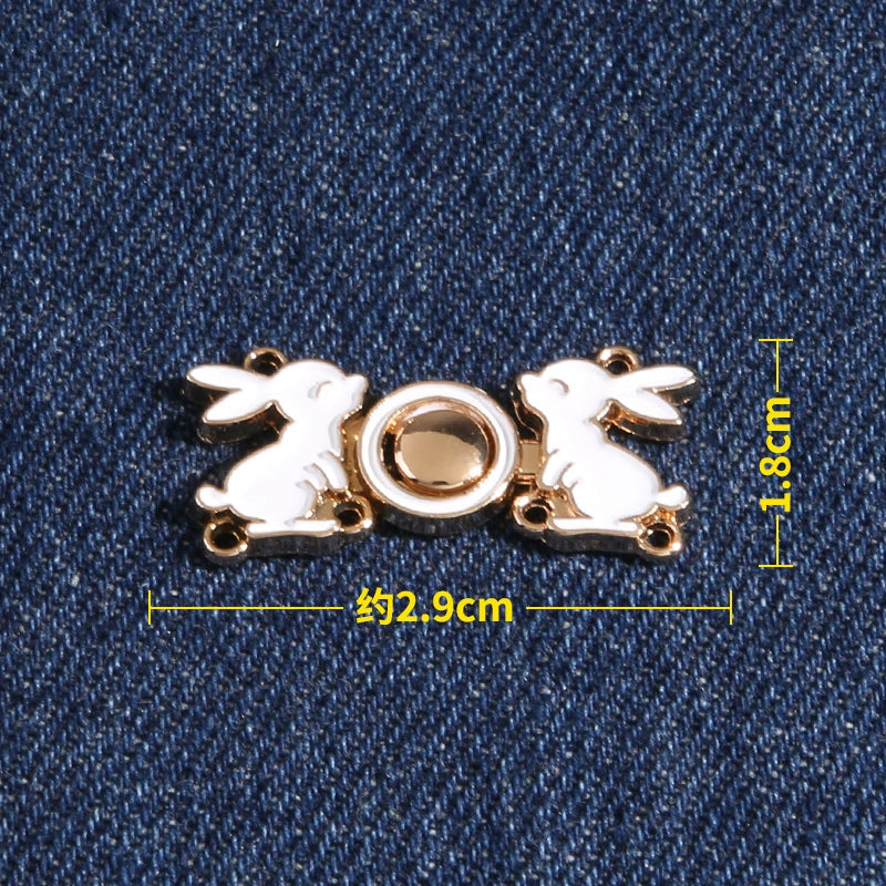 3506★ artefacto de ajuste de cintura pantalones falda circunferencia de cintura gran cambio pequeño botón jeans pantalones cintura botón ajustable mujeres