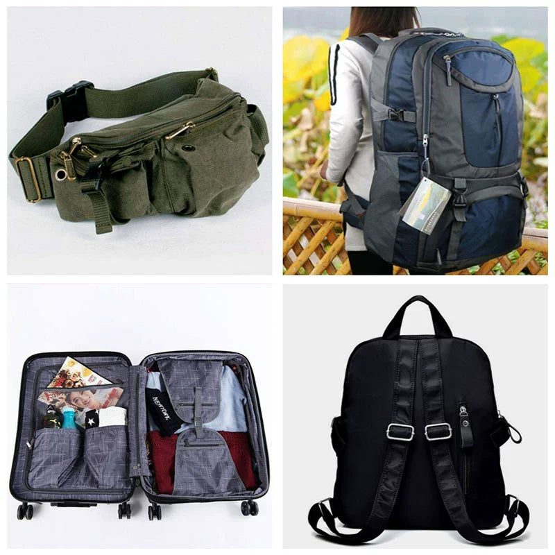 3522★ Hebilla de velcro Accesorios para equipaje Hebilla para madre Mochila escolar para exteriores Mochila de montañismo al aire libre Hebilla Botón negro