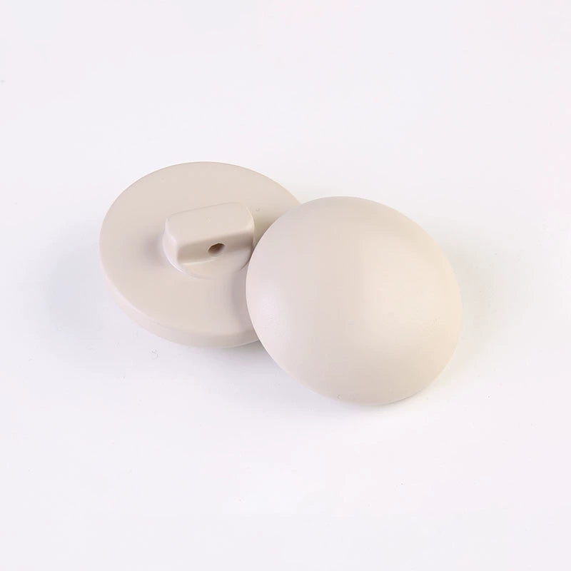 3400★  Semicircular mushroom buttons Brown woolen coat buttons Sweater clothes top buttons Jacket trench coat resin buttons