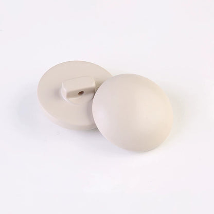 3400★  Semicircular mushroom buttons Brown woolen coat buttons Sweater clothes top buttons Jacket trench coat resin buttons