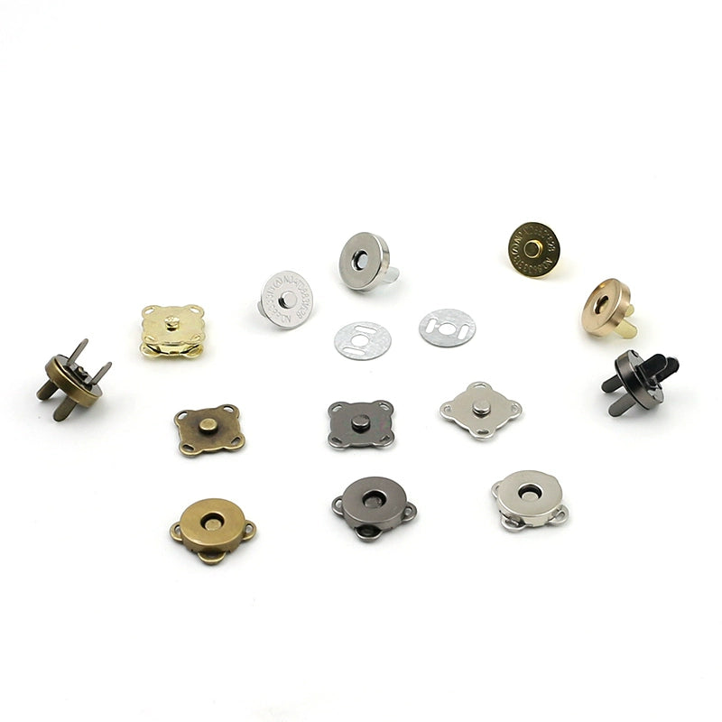 3473★ Hebilla magnética de metal Hebilla magnética Bolso con botón magnético fuerte sin costuras Hebilla de succión Abrigo Botón oculto Accesorios de billetera