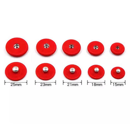 3470★ Botón de tela de color nuevo, botón a presión de metal, botón oculto, botón anti-luz para niños y madres, botón de ropa grande para mujeres, botón de botón.