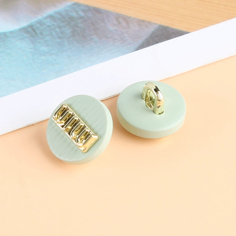 3363★  Metal shirt shirt decorative buttons clothes cardigan jacket buttons high-end round personalized cuff buttons accessories