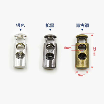 3547★ Hebilla de resorte de metal para chaqueta, cuerda elástica, hebilla de ajuste de banda elástica, hebilla de nariz de cerdo, hebilla de cuerda fija, hebilla de ajuste, botón de cordón