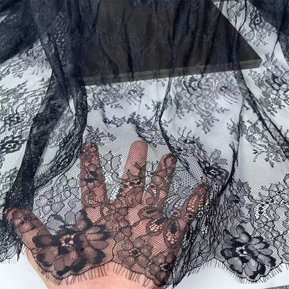 3748 Precio de tres metros de ancho 1,5 metros de encaje accesorios de encaje, ropa de bricolaje hecha a mano cortinas de boda telas de decoración de boda