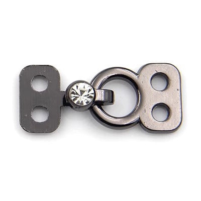 3511★ Hebilla estilo abrigo de visón, gancho para gabardina, hebilla de piel, hebilla para chaqueta, botón para suéter, botón invisible, gancho metálico para cuello