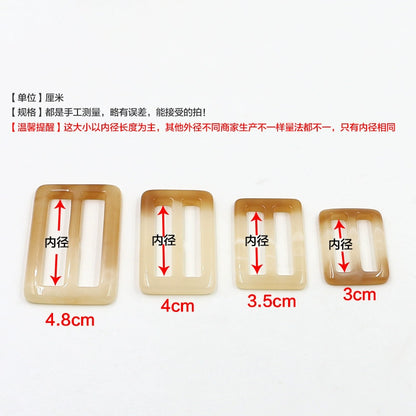 3528★  Resin belt button button men's and women's clothing coat trench coat backpack belt adjustment button day buckle accessories