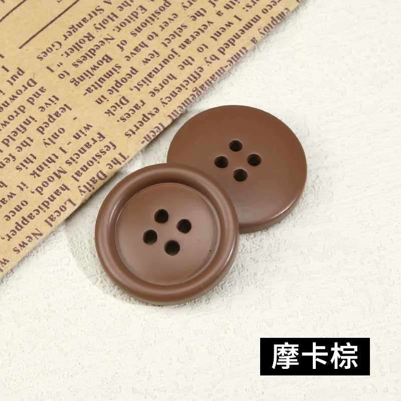 3295★  Round resin high-end clothes buttons exquisite woolen jacket sweater buttons top cashmere fashion button accessories