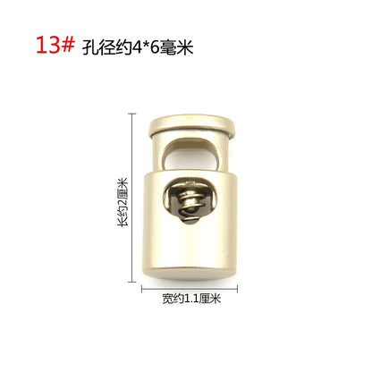 3542★ Hebilla de ajuste de campana de metal, hebilla de resorte de contracción de carga de suéter, hebilla de ajuste elástico, hebilla de cuerda, hebilla de cuerda, hebilla de nariz de cerdo