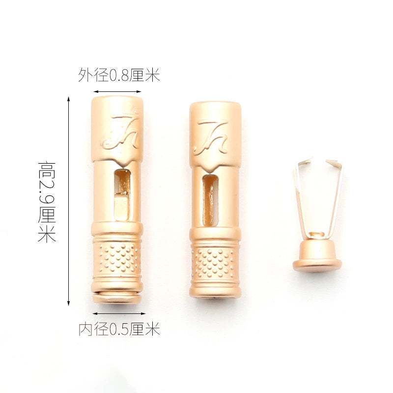 3546 Suéter Sombrero Cuerda Cabeza Botón Pantalones Cintura Cuerda Hebilla Metal Cabeza Ropa Cinturón Cuerda Tope Accesorios