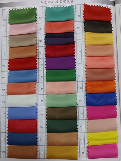 3902 Shumei forro de seda forro de sarga forro de traje abrigo gabardina ropa de mujer primavera verano otoño invierno ropa forro 8003