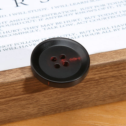 3463★ Botones de cuerno real para hombre, traje, chaqueta, pantalón, botones de alta gama, abrigo de cachemira para mujer, botones negros Daquan