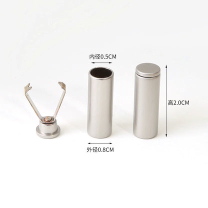 3548★ Hebilla de cabeza de metal de cuerda para ropa, pantalones, accesorios de cabeza de cuerda, suéter extraíble, sombrero, cuerda, pantalones deportivos, cordón de cintura, colgante