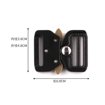 3520★ Hebilla de metal hebilla mochila multifuncional hebilla de tensión de liberación rápida cinturón táctico de seguridad botón accesorios