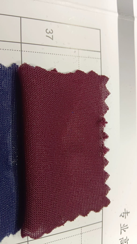 3905 Tejido elástico de verano, tejido fino de punto, forro de falda, tejido de imprimación absorbente de sudor, tejido de punto de una sola cara de alta elasticidad 8031