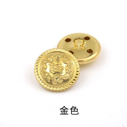 3248★  Men's jacket, suit button, shirt round button, hand sewn button, versatile retro ancient silver metal copper button button.