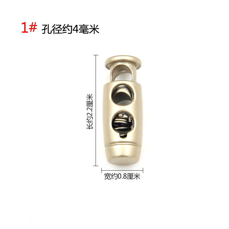 3542★ Hebilla de ajuste de campana de metal, hebilla de resorte de contracción de carga de suéter, hebilla de ajuste elástico, hebilla de cuerda, hebilla de cuerda, hebilla de nariz de cerdo