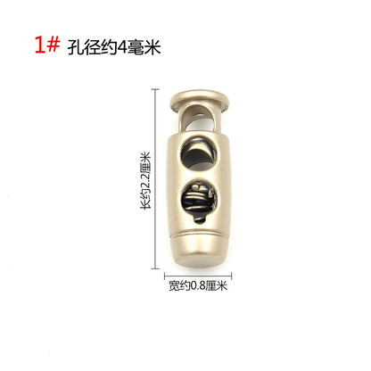 3542★ Hebilla de ajuste de campana de metal, hebilla de resorte de contracción de carga de suéter, hebilla de ajuste elástico, hebilla de cuerda, hebilla de cuerda, hebilla de nariz de cerdo