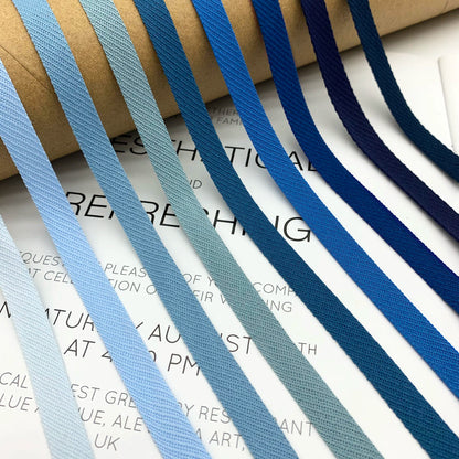 3879 50 colores en stock 1 cm de sarga de color, tira de presión para borde de cuello trasero, accesorios, tira de ribete para escote, tira lateral para ropa