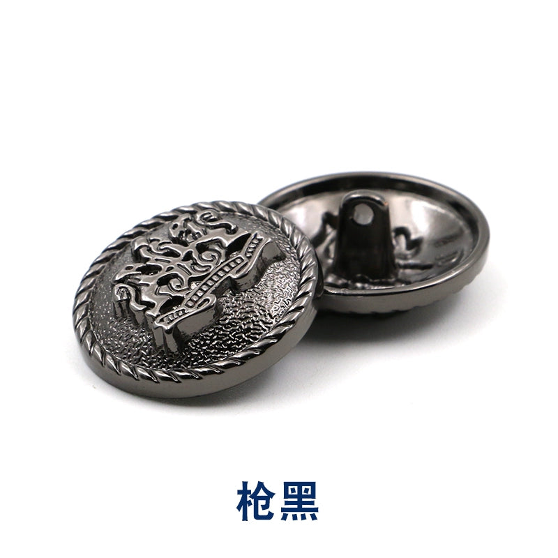 3346★  Versatile metal button shirt buttons clothing clothes tops blazers trench coats men's and women's pants buttons gold