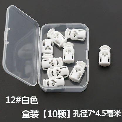 3534★ Nueva hebilla de ajuste de campana colgante de plástico, hebilla de resorte, hebilla de ajuste elástico, hebilla de cuerda, hebilla de cuerda pasante, hebilla de nariz de cerdo, chaqueta de plumas