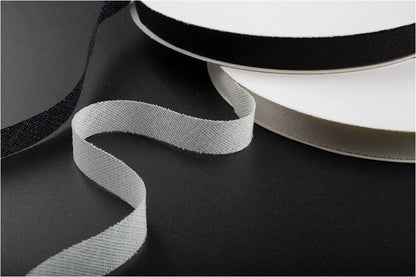 3917 Tira de forro de seda oblicua de un solo lado de 1 cm de ancho para ropa, tira de inserción de sarga, escote microelástico, anillo de manga, tira de forro adhesiva antideformación