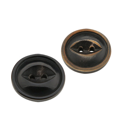 3425★ Botones de cuerno real para trajes de hombre y mujer, trajes, botones de alta gama, ropa, suéteres, accesorios de puños con botones redondos de alta gama